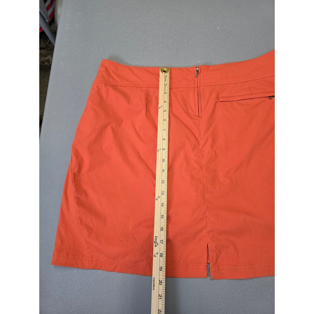 Royal Robbins Orange Athletic Skort Women's Size 16 Hiking Golf Outdoor Skirt - Picture 11 of 12